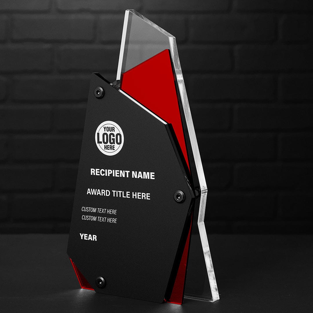 TrophySmack 11" Ridgeline Custom Acrylic Award