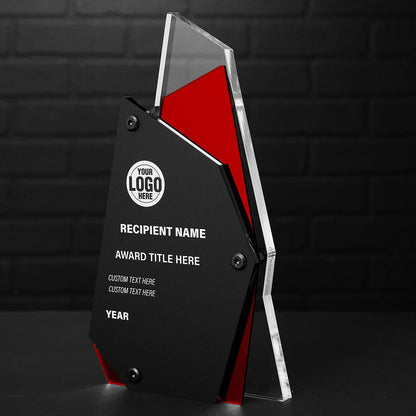 TrophySmack 11" Ridgeline Custom Acrylic Award