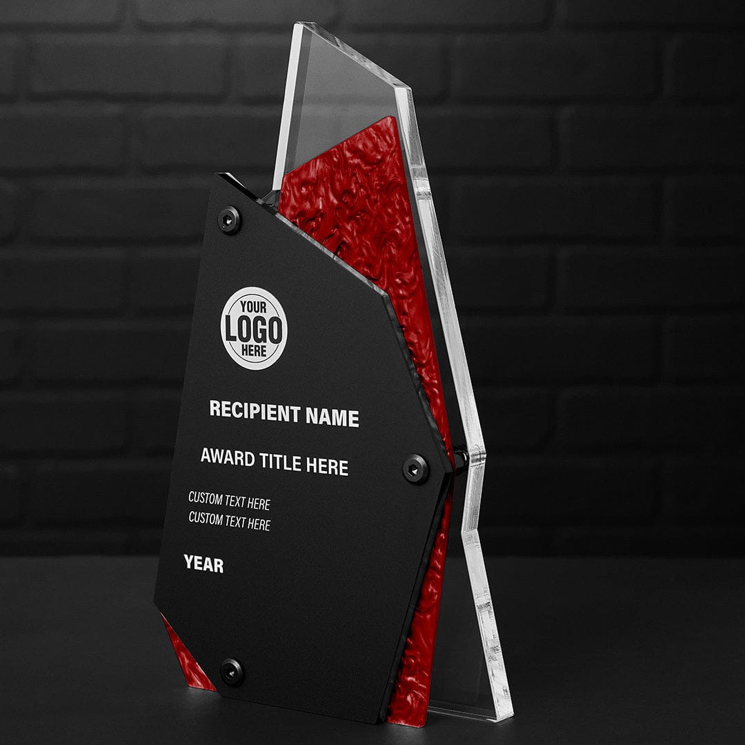 TrophySmack 11" Ridgeline Custom Acrylic Award