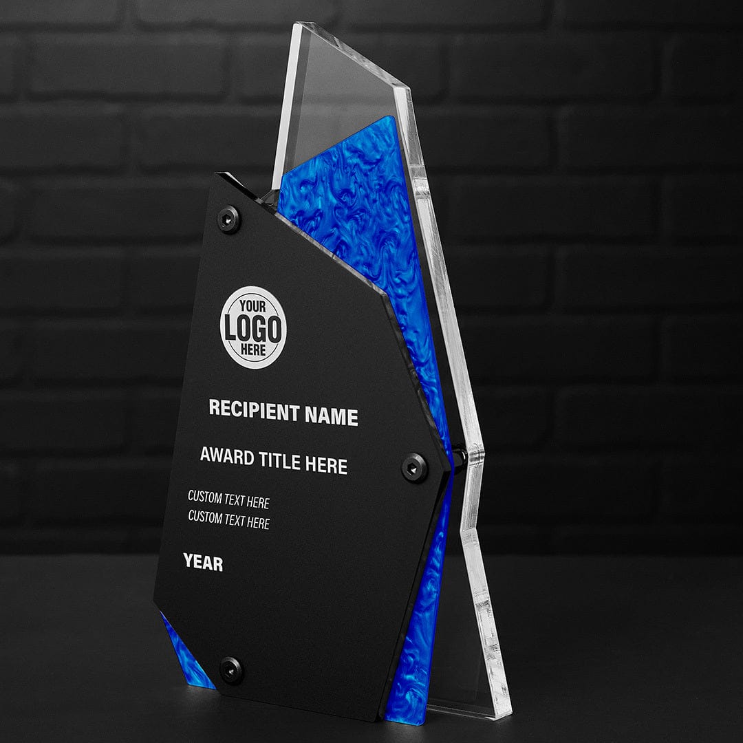 TrophySmack 11" Ridgeline Custom Acrylic Award