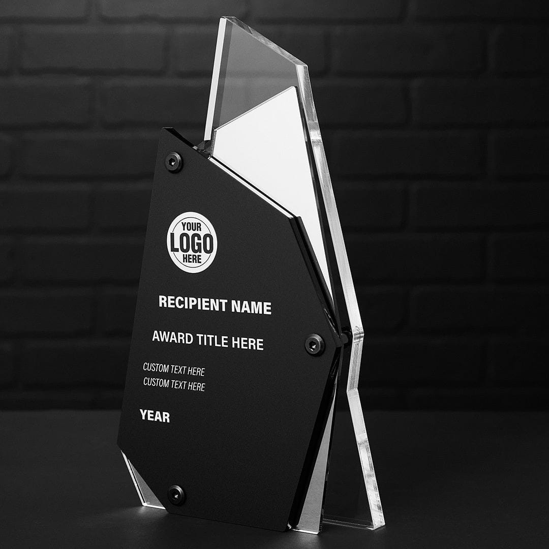 TrophySmack 11" Ridgeline Custom Acrylic Award