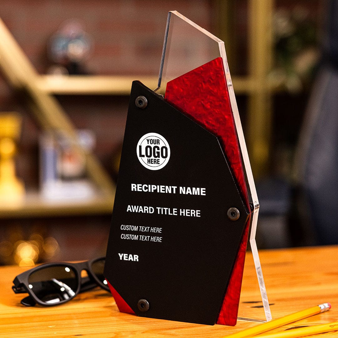 TrophySmack 11" Ridgeline Custom Acrylic Award