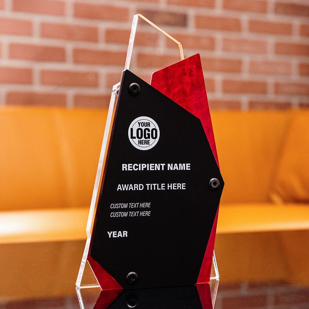 TrophySmack 11" Ridgeline Custom Acrylic Award