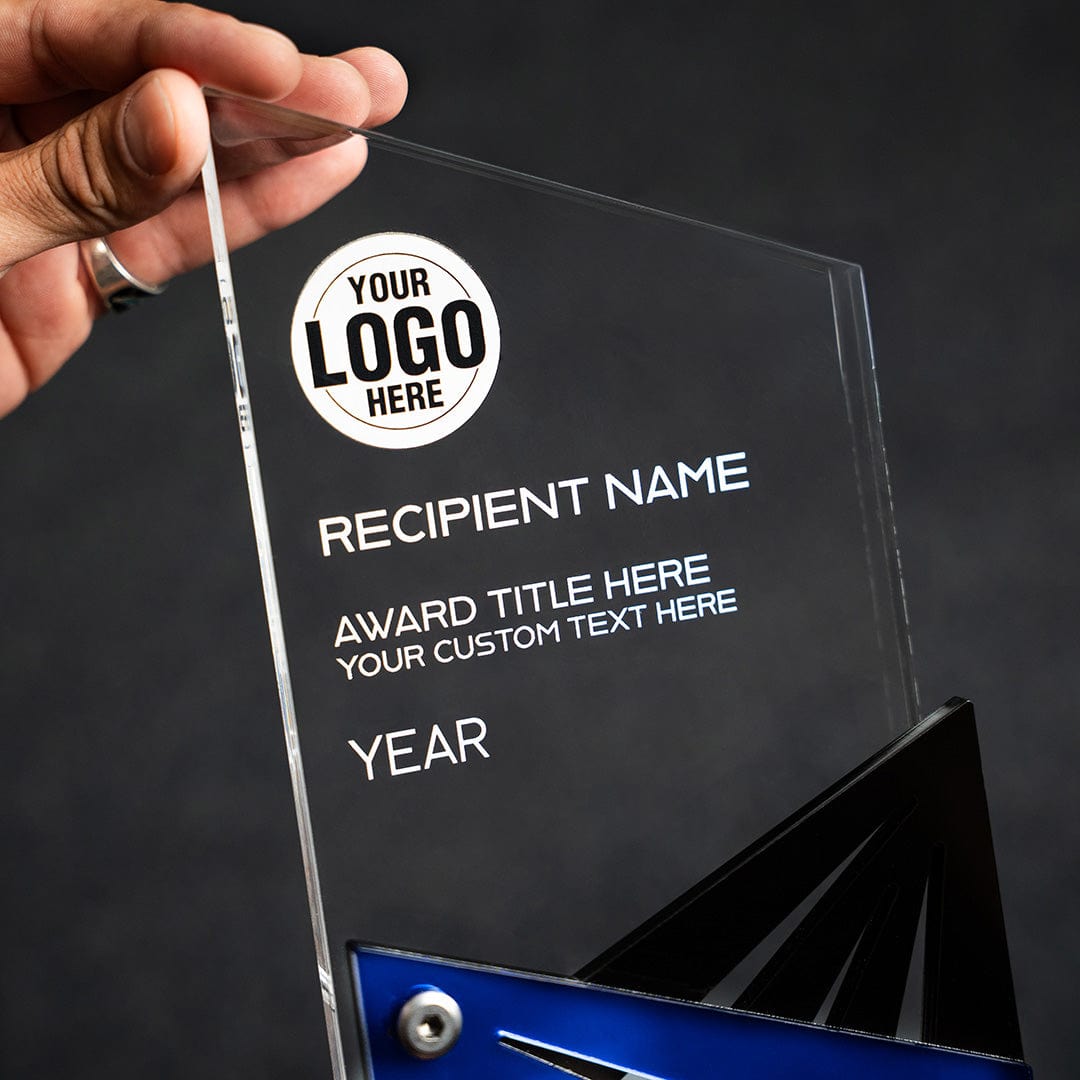 TrophySmack 11" Spotlight Custom Acrylic Award