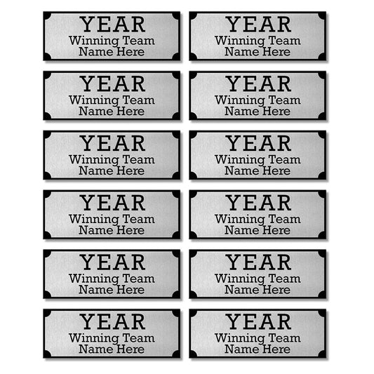 TrophySmack 12 Years of Engraved Name Plates