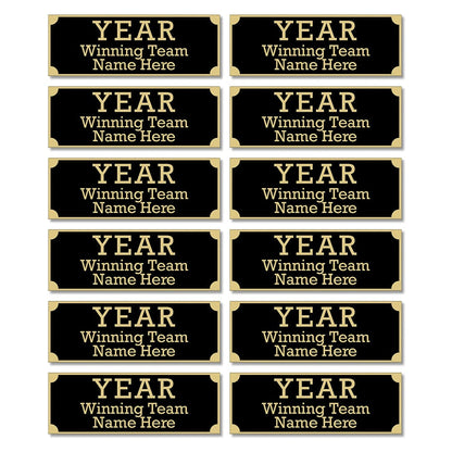 TrophySmack 12 Years of Engraved Name Plates