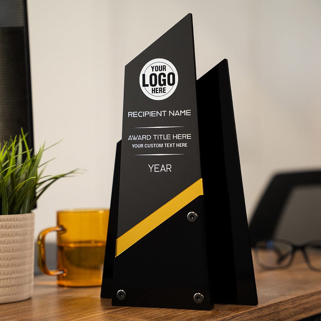 TrophySmack 13" Prism Custom Acrylic Award