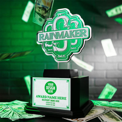 TrophySmack 14" Rainmaker Square Base Trophy