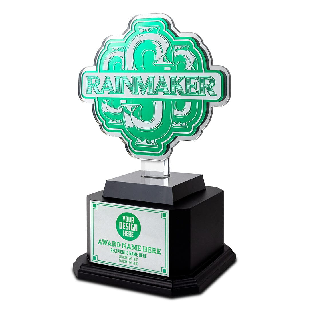 TrophySmack 14" Rainmaker Square Base Trophy