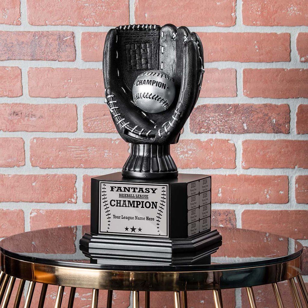 Fantasy Baseball Golden Glove Trophy