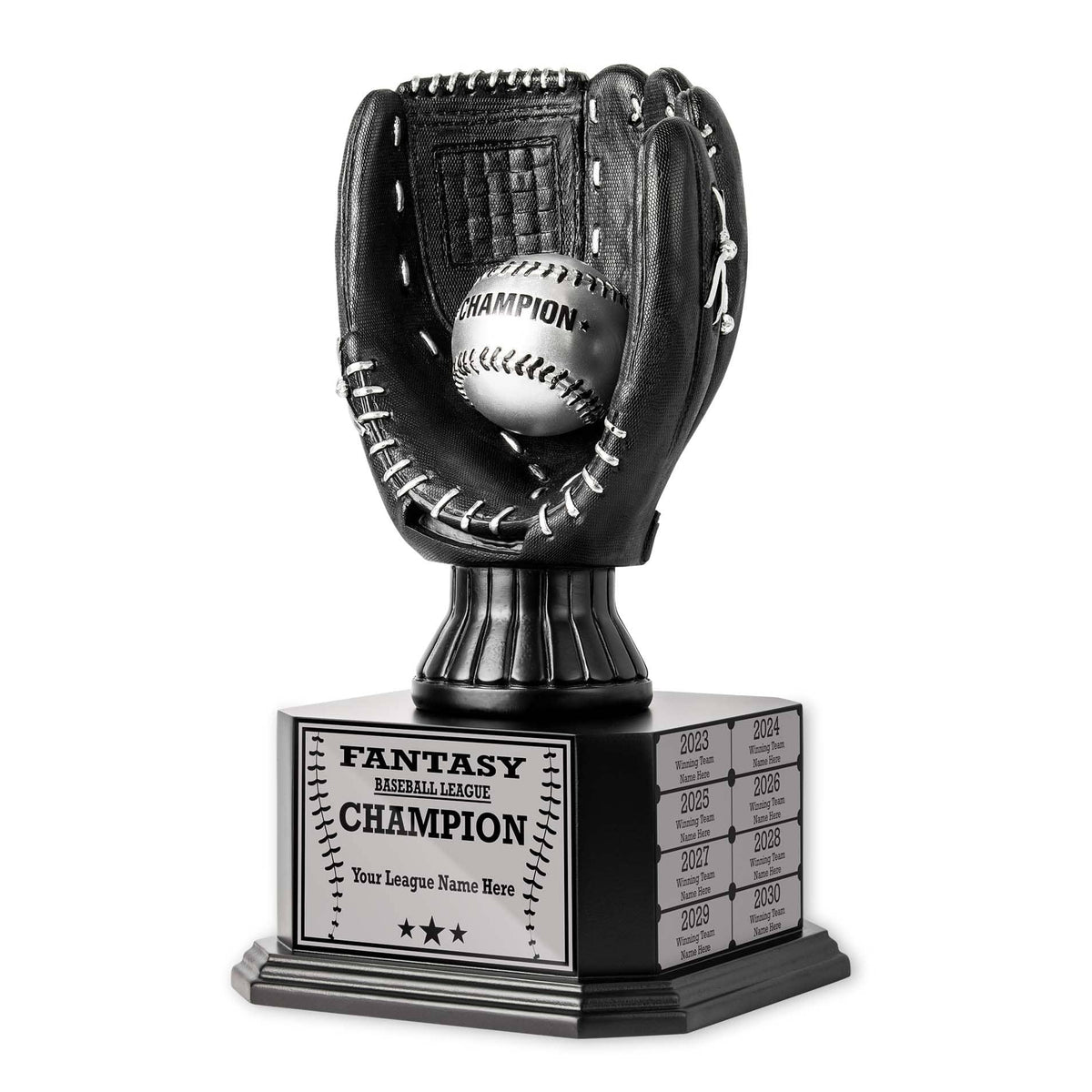 15" Vivid Fantasy Baseball Trophy Black TrophySmack