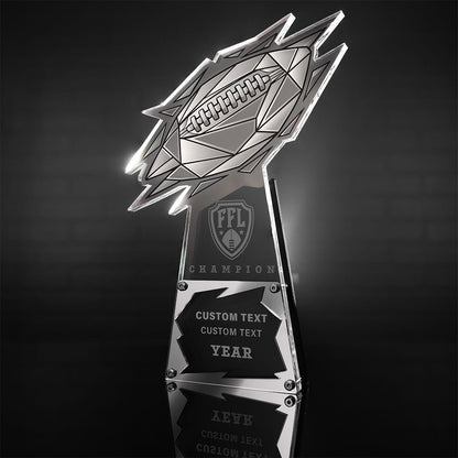 TrophySmack 16.5" FFL Champ Custom Acrylic Award