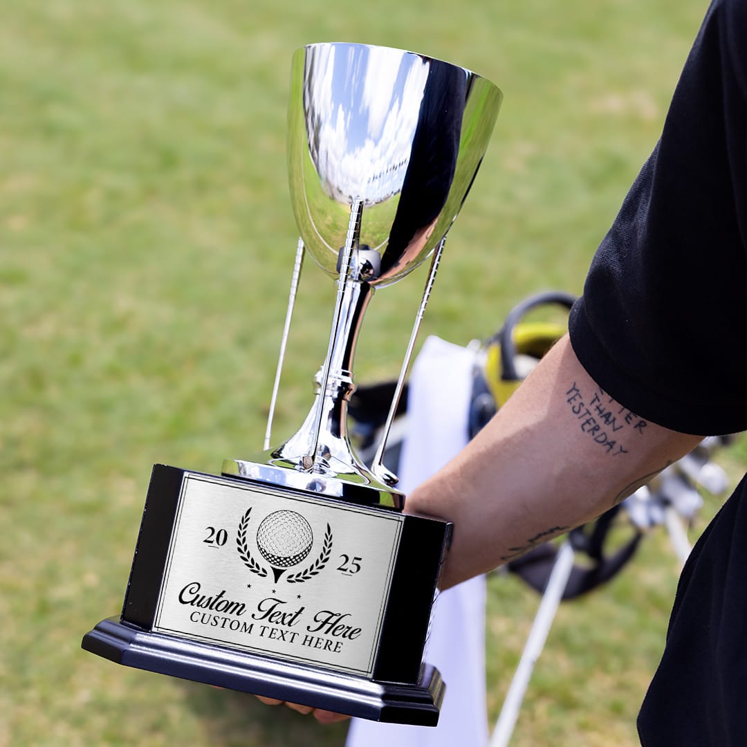 TrophySmack 17" Golf Champion Club Trophy
