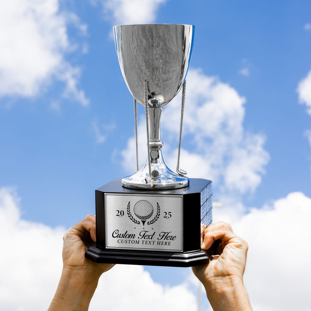 TrophySmack 17" Golf Champion Club Trophy