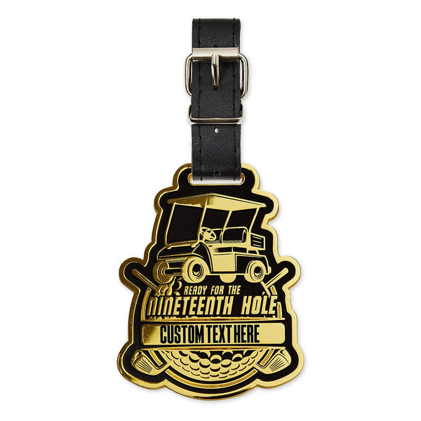 19th Hole Custom Golf Bag Tag - TrophySmack