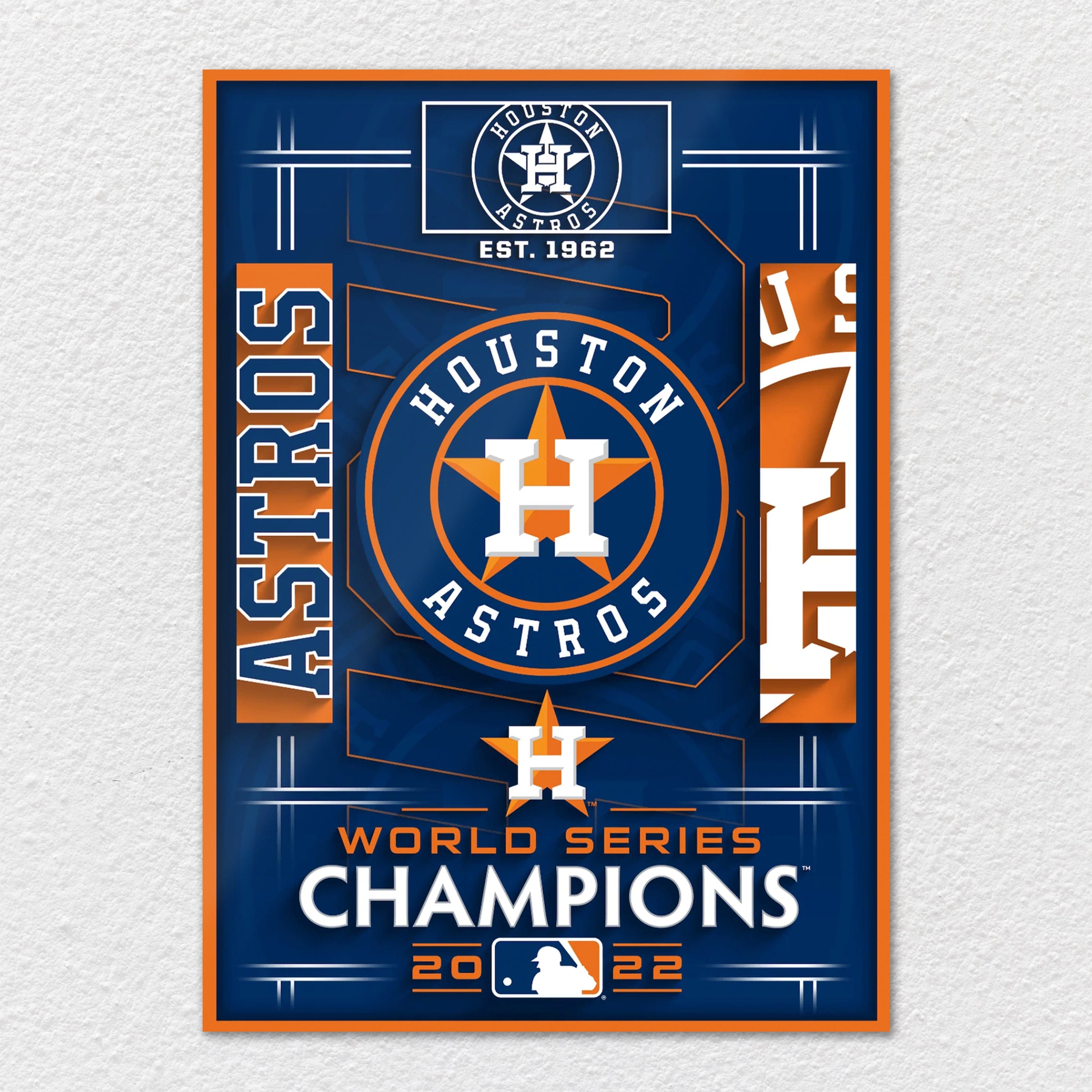 Houston Astros 2022 MLB World Series Champions Porcelain Stein