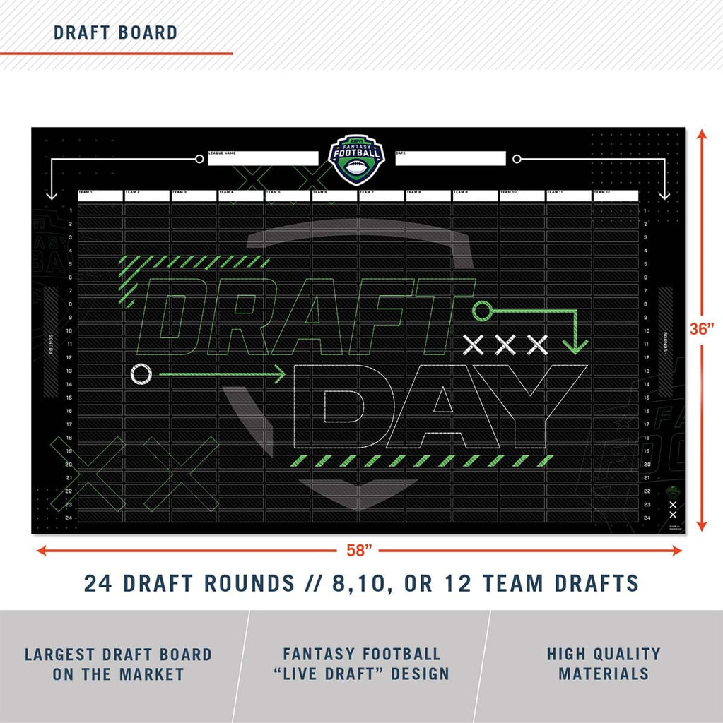 ESPN Fantasy Football Draft Board Kit – TrophySmack