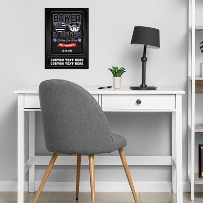 TrophySmack 2026 Baker To Vegas Metal Wall Art
