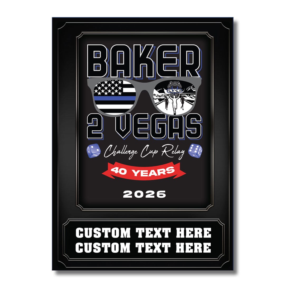 TrophySmack 2026 Baker To Vegas Metal Wall Art