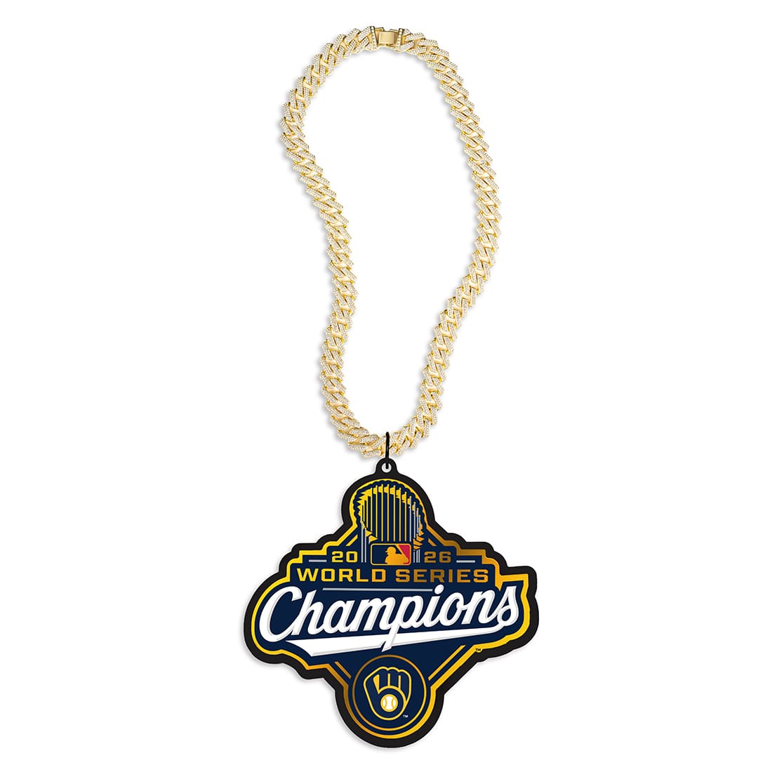 TrophySmack 2026 Milwaukee Brewers World Series Champions Turnover Chain – MLB Chromatic Edition