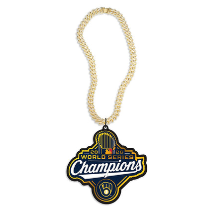 TrophySmack 2026 Milwaukee Brewers World Series Champions Turnover Chain – MLB Chromatic Edition