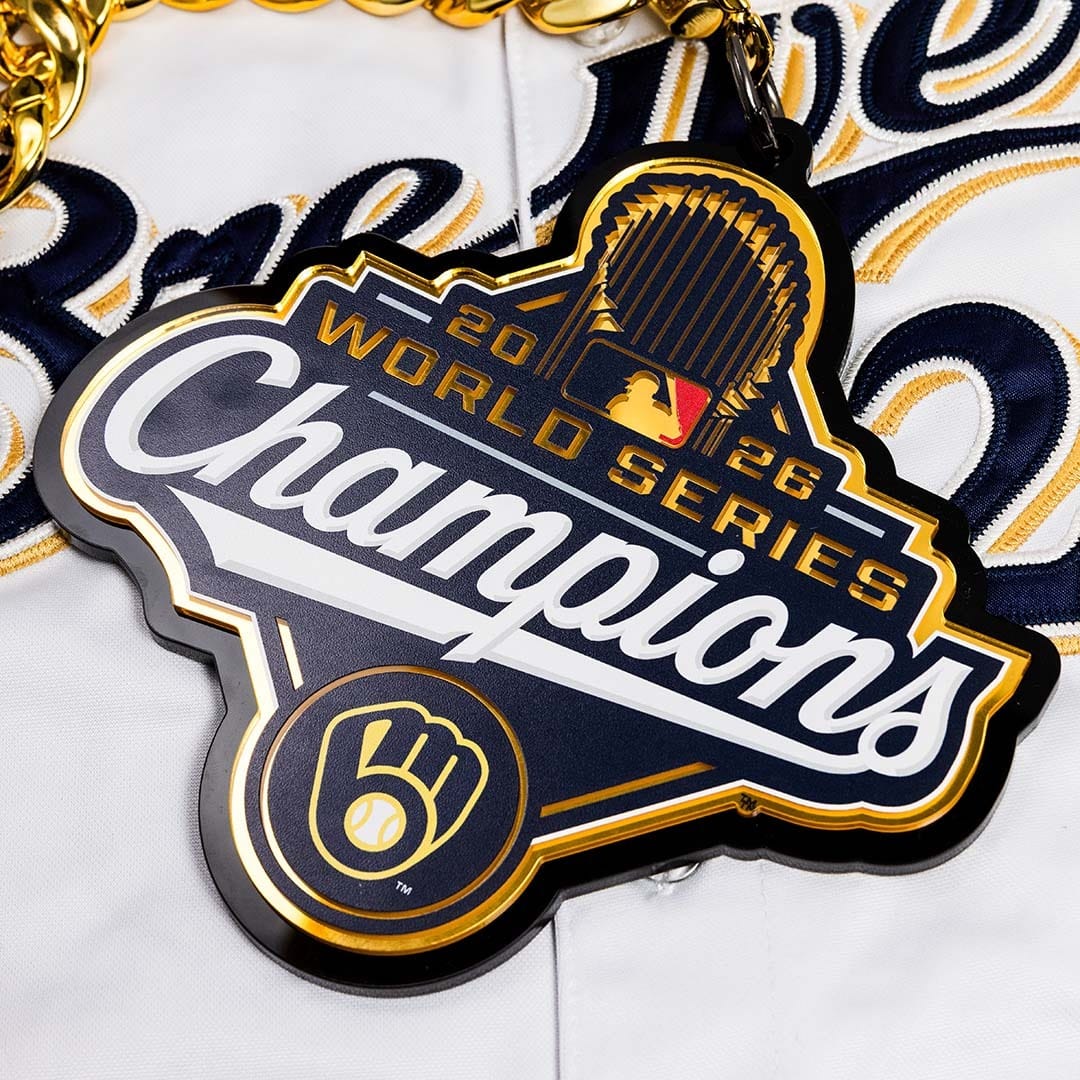 TrophySmack 2026 MLB World Series Champion Chromatic Turnover Chain
