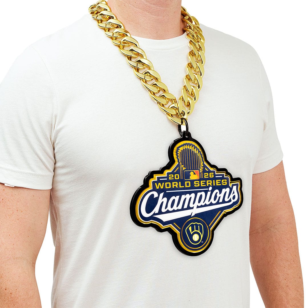 TrophySmack 2026 MLB World Series Champion Chromatic Turnover Chain