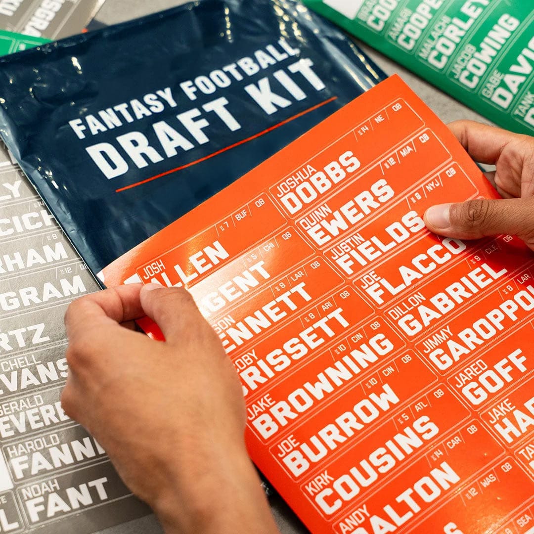 TrophySmack 2026 NFL Superstar Fantasy Football Draft Board Kit - 12, 10, 8 team