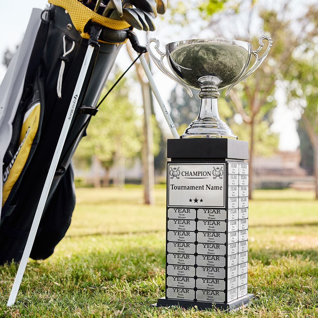 TrophySmack 22" Golf Grand Champion Perpetual Tower Trophy