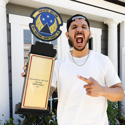 TrophySmack 22" Ultimate Custom Logo Tower Trophy