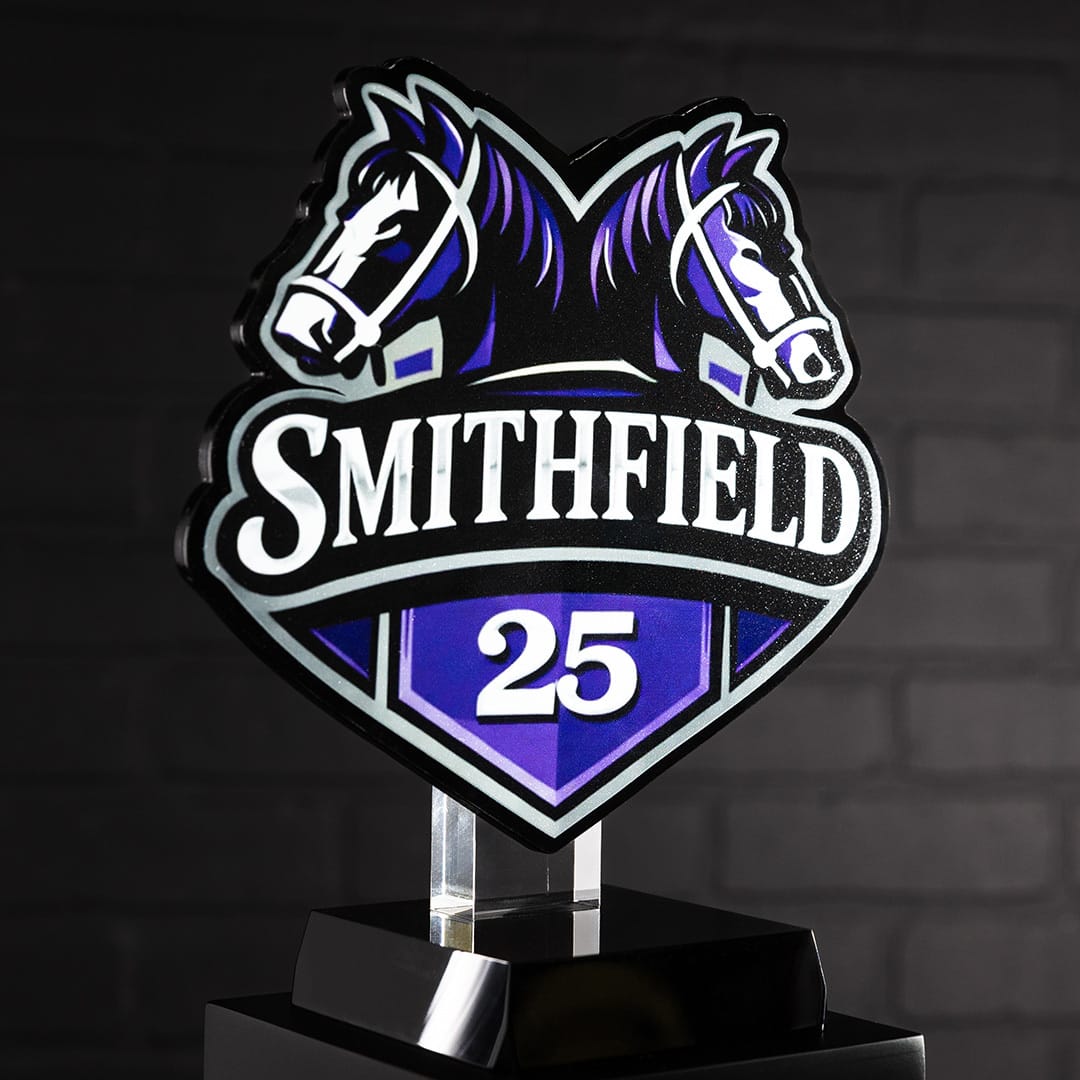 TrophySmack 22" Ultimate Custom Logo Tower Trophy
