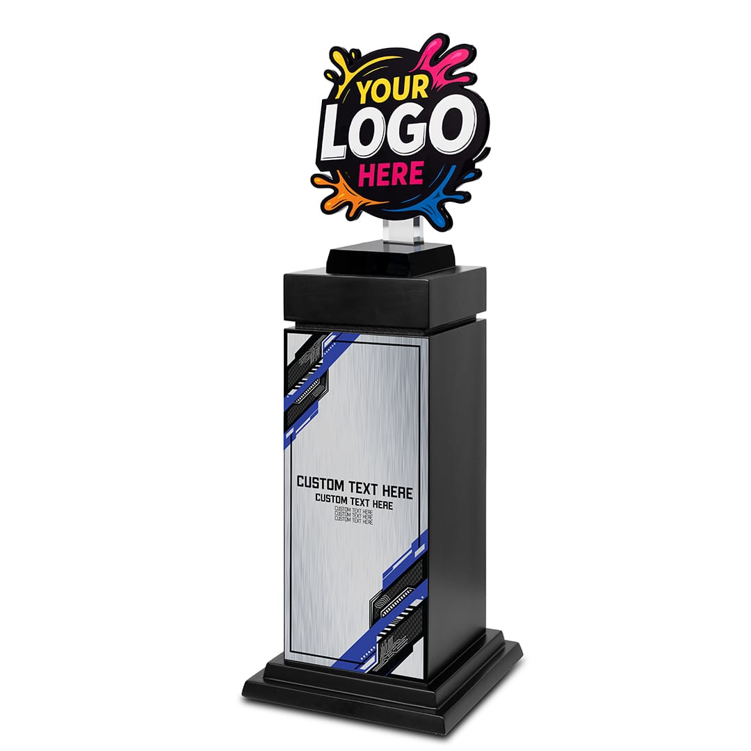 TrophySmack 22" Ultimate Custom Logo Tower Trophy