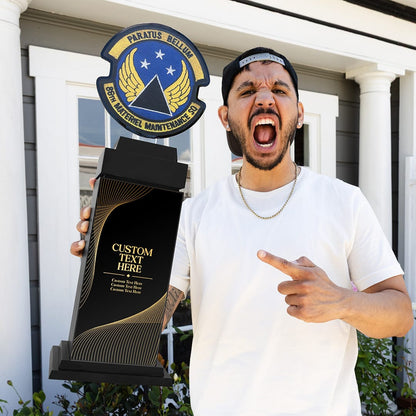 TrophySmack 22" Ultimate Custom Logo Tower Trophy