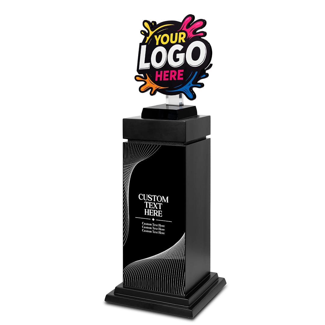 TrophySmack 22" Ultimate Custom Logo Tower Trophy