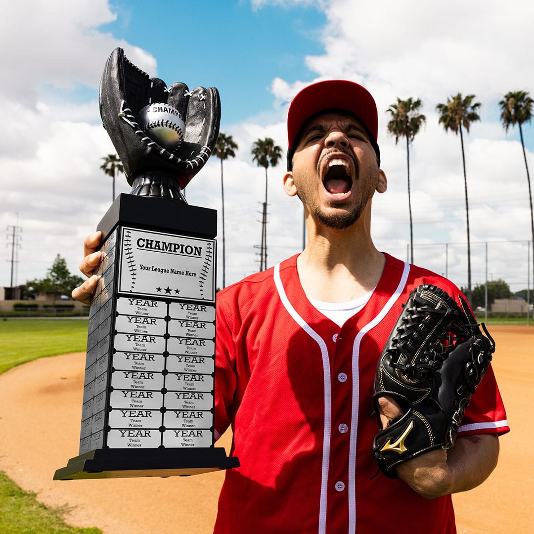 TrophySmack 24" Baseball Perpetual Tower Trophy