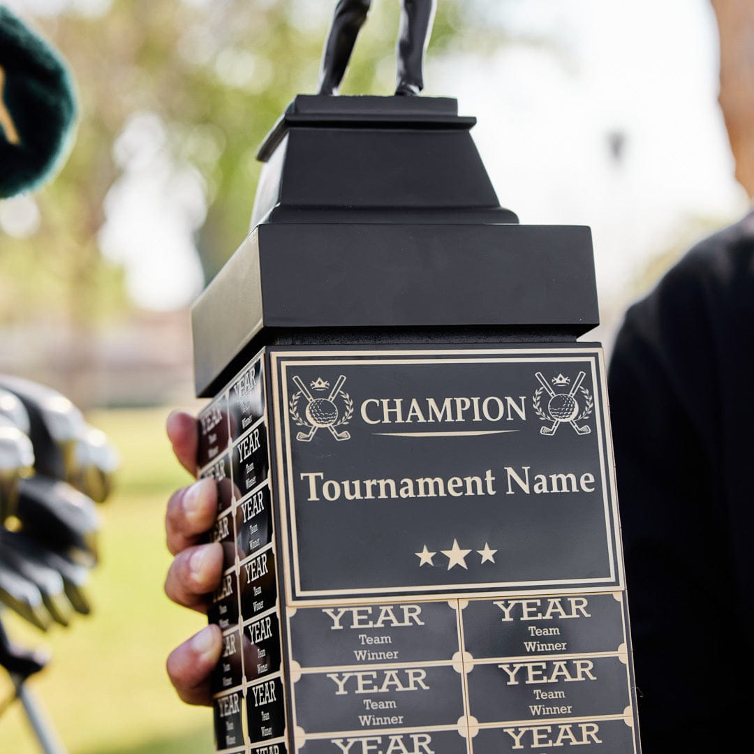 TrophySmack 24" Golf Champion Perpetual Tower Trophy