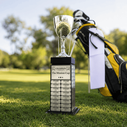 TrophySmack 24" Golf Cup Perpetual Tower Trophy