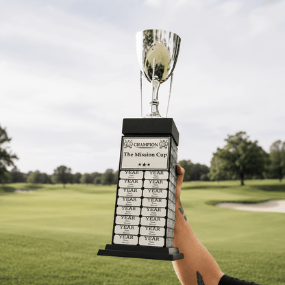 TrophySmack 24" Golf Cup Perpetual Tower Trophy