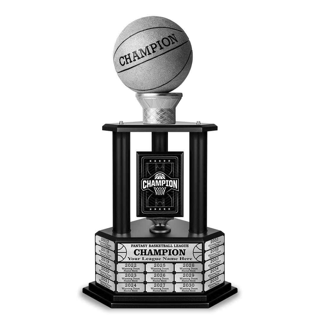 Fiba Champions Ligue Champion Basket Silver Basketball Championship Trophy TrophySmack