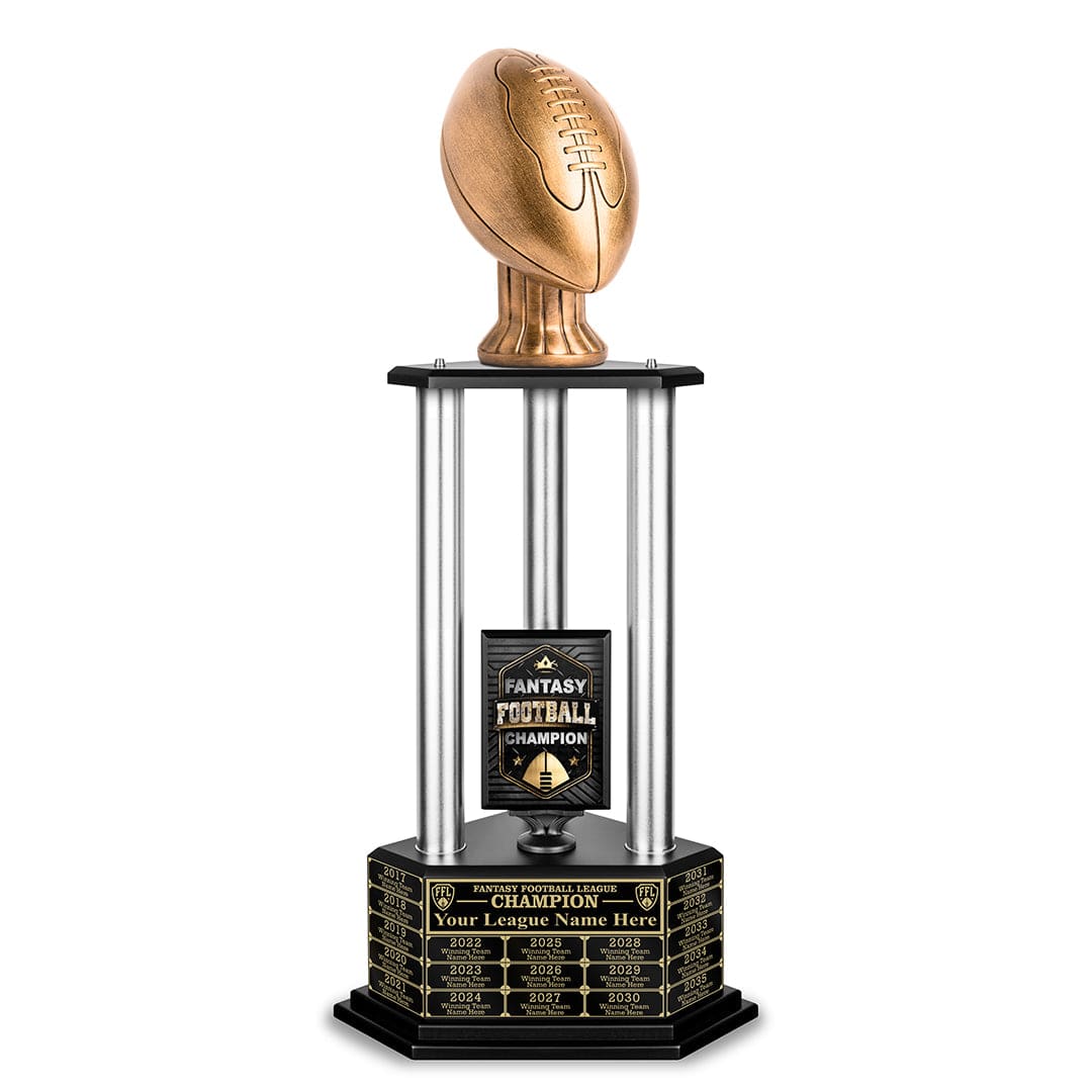 26-56” Antique Gold Football Championship Trophy TrophySmack