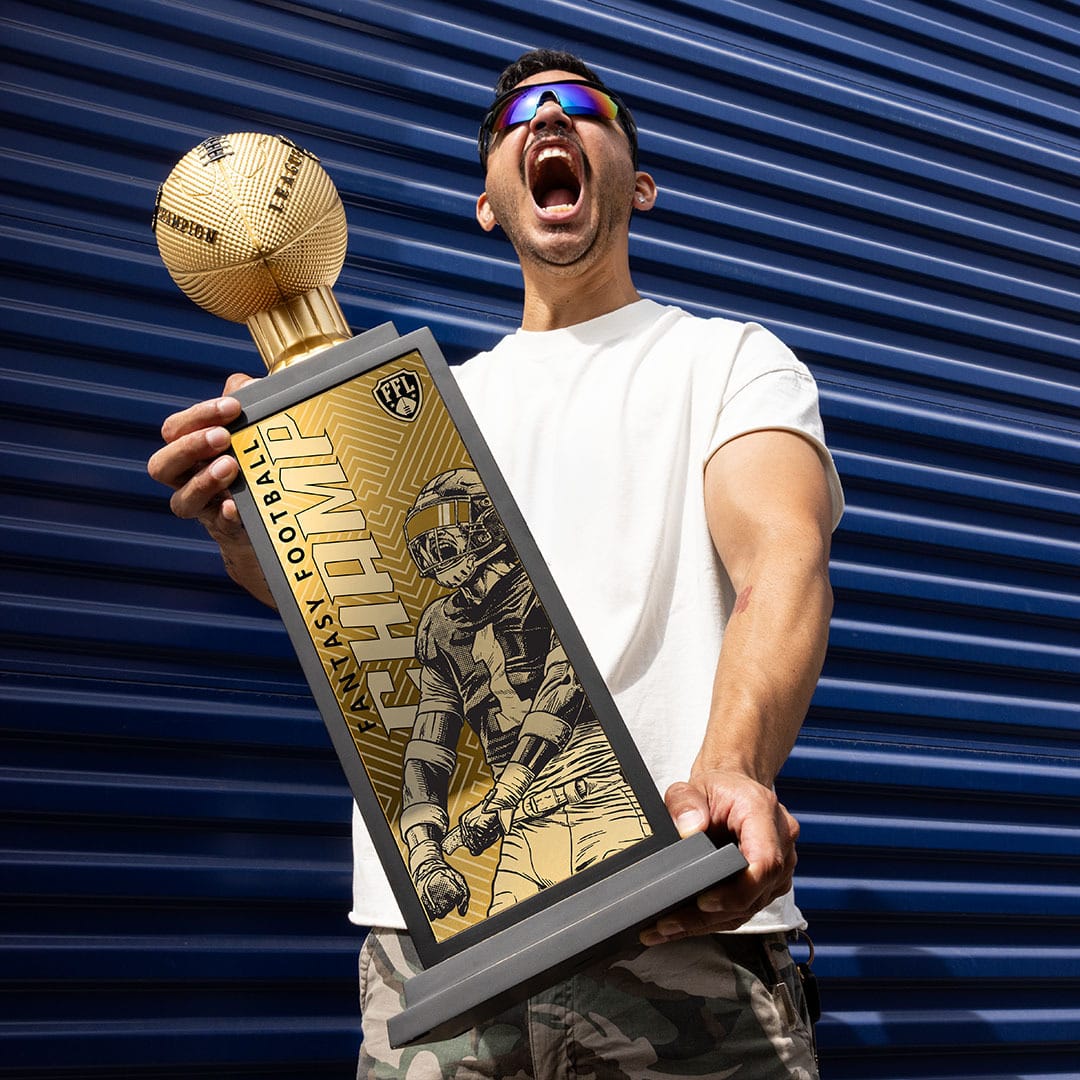 TrophySmack 27" Custom Fantasy Football Trophy Tower