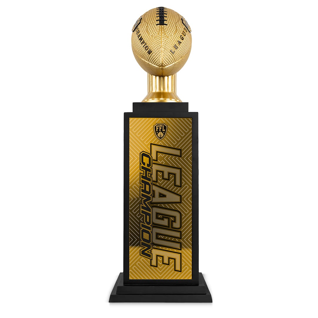 TrophySmack 27" Perpetual Fantasy Football Trophy Tower