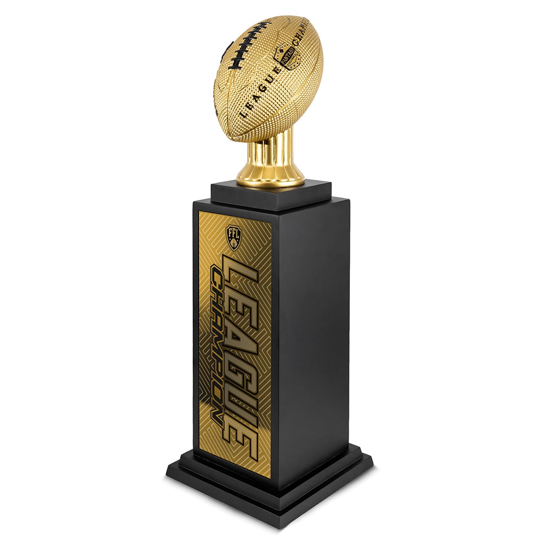 TrophySmack 27" Perpetual Fantasy Football Trophy Tower
