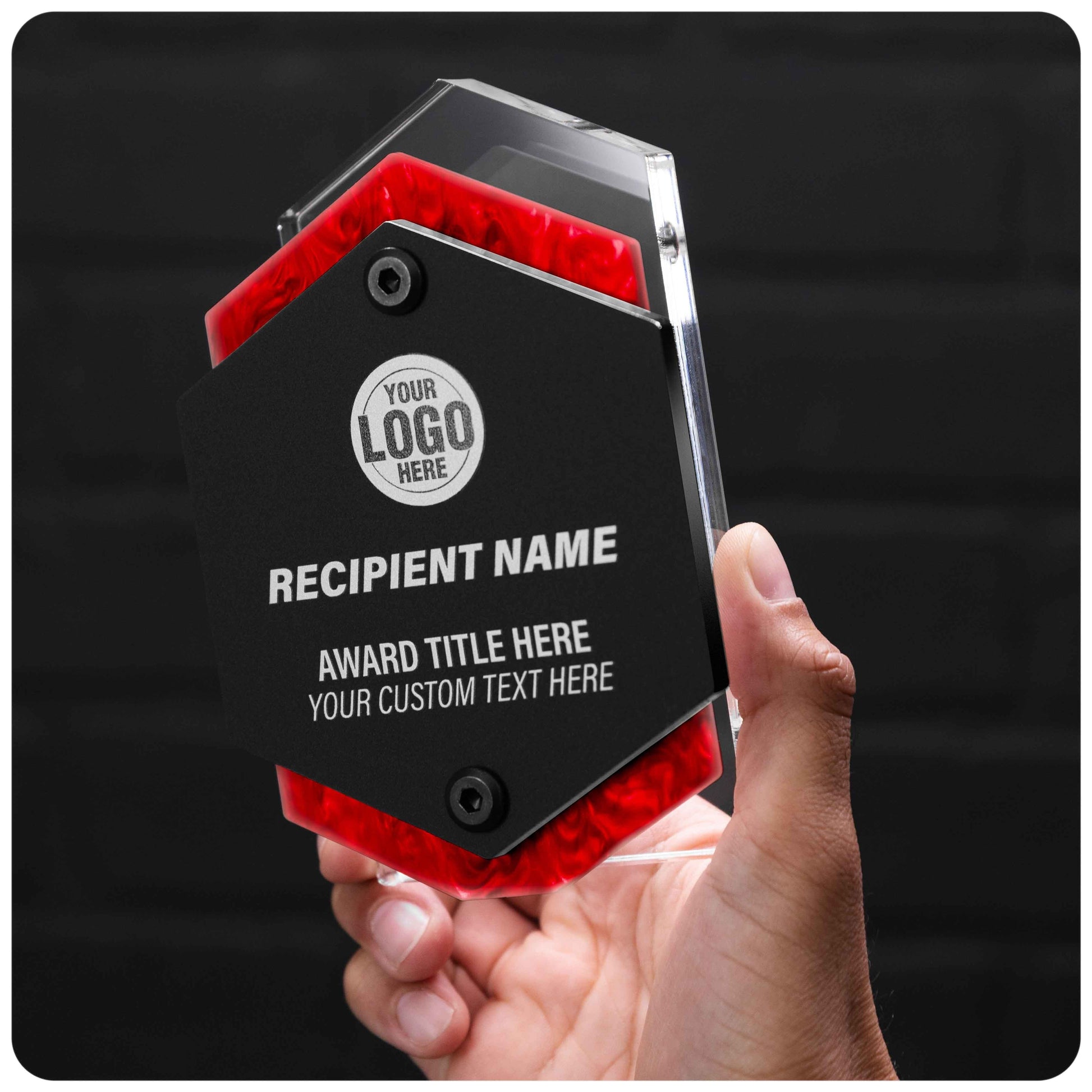 TrophySmack 6" Apex Custom Acrylic Award