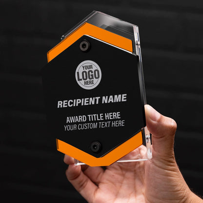 TrophySmack 6" Apex Custom Acrylic Award