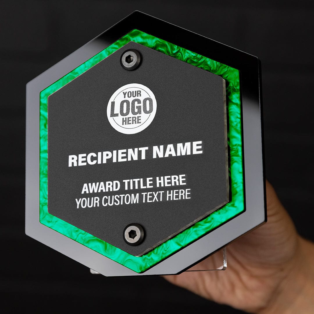 TrophySmack 6" Echo Custom Acrylic Award