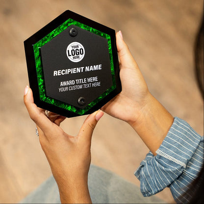 TrophySmack 6" Echo Custom Acrylic Award