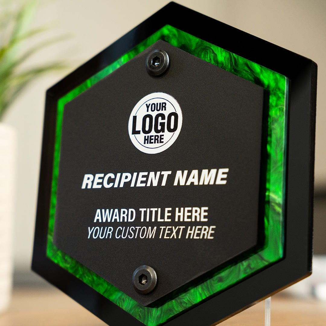 TrophySmack 6" Echo Custom Acrylic Award