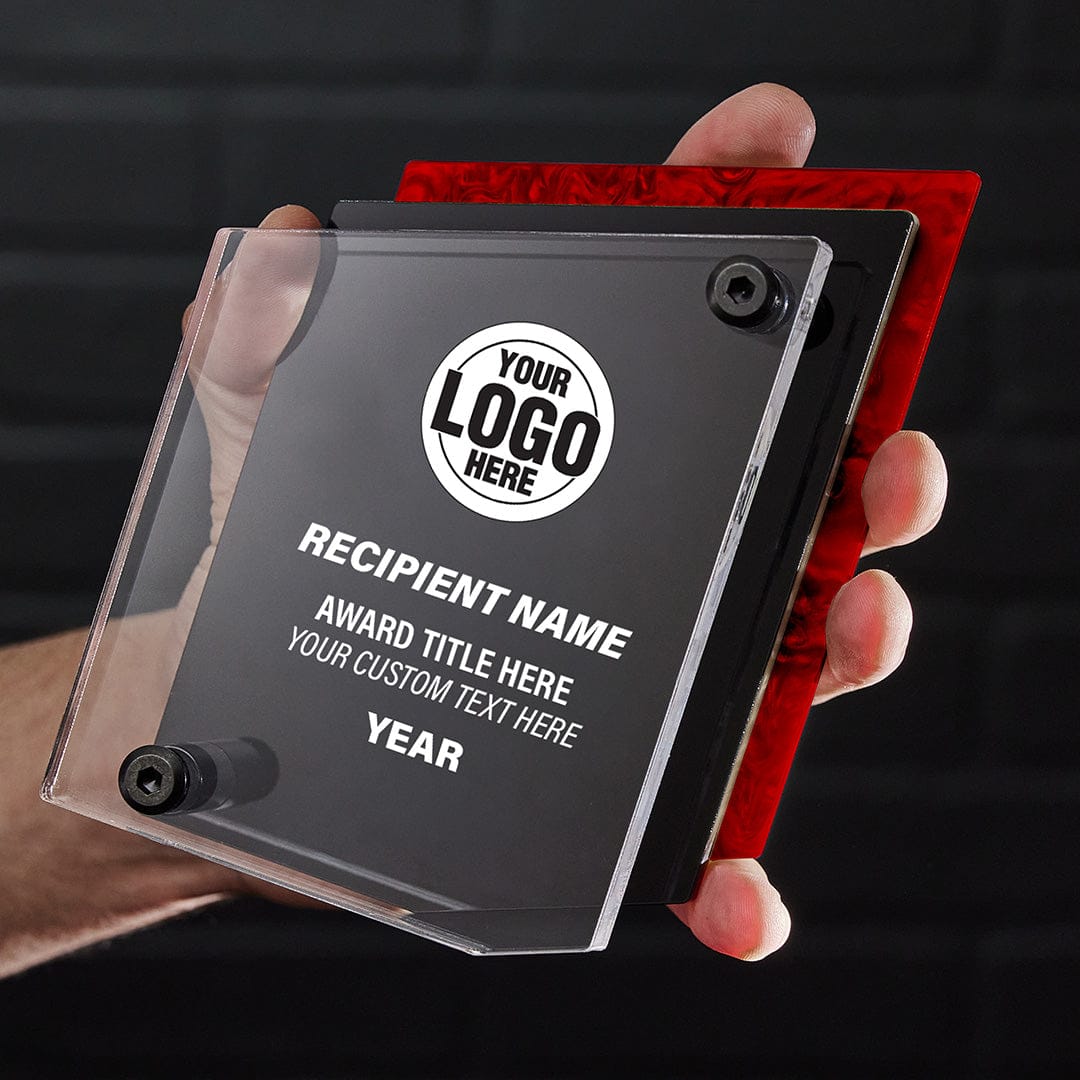 TrophySmack 6" Rise Custom Acrylic Award