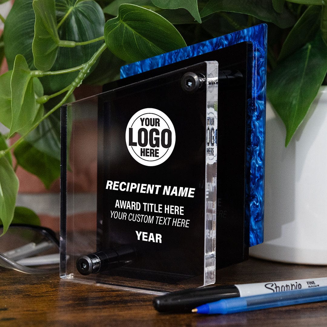 TrophySmack 6" Rise Custom Acrylic Award